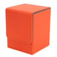 thumbnail image 2 of 100 Card Holder Box with PU Leather, Scratch , Wearproof,  Closure, Suitable for Tabletop Storage, Ideal Gift for Collectors, 2 of 8