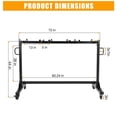 thumbnail image 4 of Yiwa Support pour Chaise Pliante Chariot de Chaises Pliables avec Roues et Support, Capacité de 800 Lb Comprend une Housse Résistante aux Intempéries, 4 of 4