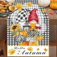thumbnail image 2 of TIELUTT Fall Tablecloth 72x13 Inch Thanksgiving Autumn Pumpkin Orange Table Cover For Party Picnic Dinner Fall Small Table Coffee Table Short Table Wedding Woven Table Table Runners for Parties, 2 of 5