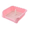 thumbnail image 3 of GROWTH TANK Training Pad Tray Dogs Mesh Toilet Detachable Pink Medium, 3 of 8