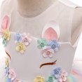 thumbnail image 2 of Flower Girls Unicorn Dress Birthday Party Pageant Costume Halloween, 2 of 6