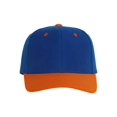 thumbnail image 2 of Two-Tone   Adjustable Baseball Cap,Royal Blue/Orange, 2 of 2