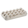 thumbnail image 1 of Hearth & Gear Reusable Egg Carton With Lid 18 Grid Stackable Fridge Egg Holder Tray For Kitchen Restaurant & Camping Storage 1pc Coffee Canisters with Airtight Lids Pasta Containers Storage Food Prep, 1 of 4