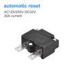 thumbnail image 3 of Unique Bargains Circuit Overload Protector 30A AC125/250V DC32V Automatic Reset Thermal Circuit Breaker 2pcs, 3 of 5