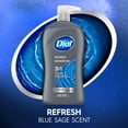 thumbnail image 3 of Dial Men 3in1, Body, Wash, Hair Wash, Face Wash, Blue Sage Scent, 473ml, Dermatologist Tested, Free from Silicones, Parabens, Phthalates, 3 of 8