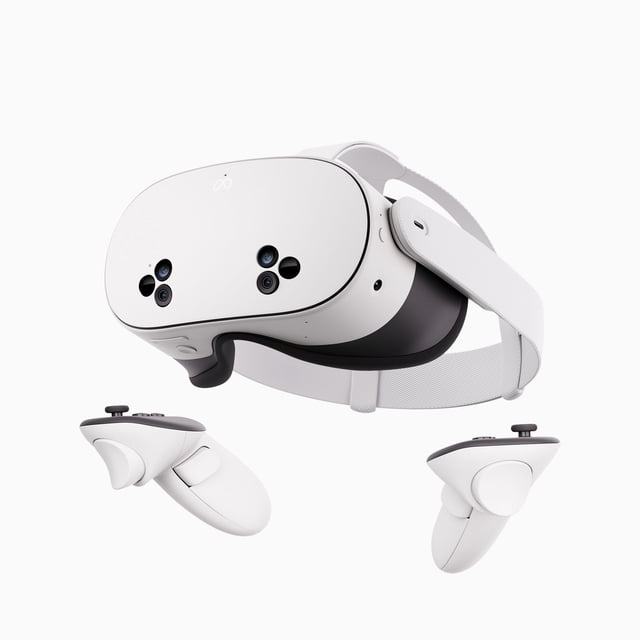 Refurbished Meta Quest 3S Virtual Reality Headset, Wireless, Mixed Reality, Snapdragon XR2 Gen 2, 256GB