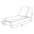 thumbnail image 4 of Better Homes & Gardens Brookbury Chaise Lounge, 4 of 8