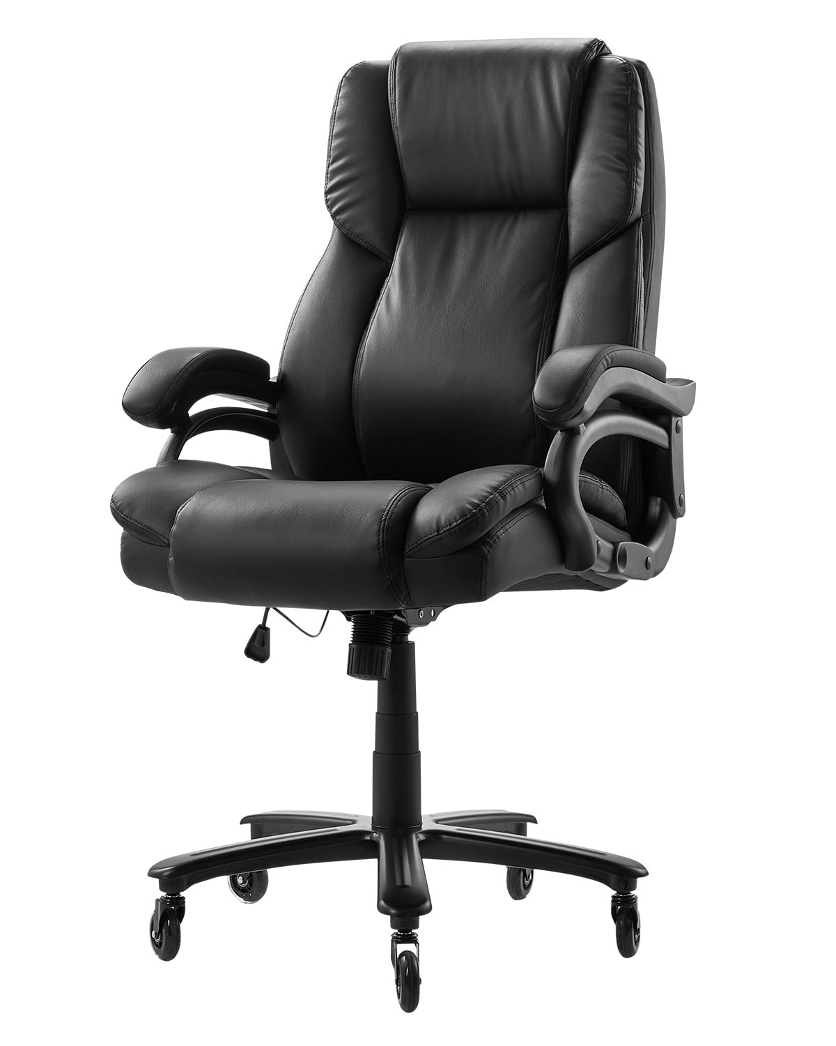 KFFKFF Executive Office Chair with Knob-Control Lumbar Support, 500lb Capacity Office Chair, Heavy Duty Ergonomic Chair