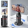 thumbnail image 2 of Phone Camera Stand With 360° Pan/Tilt Rotation, Smart Gesture Control, Remote Shooting, Adjustable Desktop Mount for Mobile Phones, 2 of 9