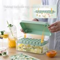 thumbnail image 4 of Ice Cube Tray Quick Release Reusable Large Capacity Non-stick Food Grade Ice-making Flexible Cold Drinks Ice Cube Tray with Shovel Container Set Kitchen Supplies, 4 of 8