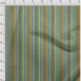 thumbnail image 3 of oneOone Silk Tabby Fabric Stripe Ikat Decor Fabric Printed BTY 42 Inch Wide, 3 of 4