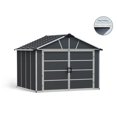 thumbnail image 1 of CANOPIA by PALRAM Yukon 11 ft. x 9 ft. Dark Grey Storage Shed / Garage, 1 of 8