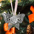 thumbnail image 3 of Christmas Tree Pendant Creative Hollow Carving Butterfly Shape Memorial Exquisite Home Pendant for Car Rearview Mirror, 3 of 9