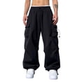 thumbnail image 1 of Pantalon Cargo pour Hommes Coupe Décontractée Pantalon de Randonnée Tactique pour Hommes avec Multiples Poches Décontracté Extérieur Travail Jogger Pantalon Cargo, 1 of 9