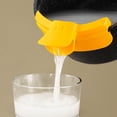 thumbnail image 3 of Product category Tableware - Product title Spill Proof Kitchenware Round Edge Diversion Device Silicone Funnel Diversion Liquid Nozzles Gray Yellow, 3 of 6