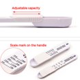 thumbnail image 3 of Zootealy 2PCS Teaspoon Adjustable Capacity Scale Mark Sugar Salt Chilli Powder Measuring Spoon Kitchen Tool, 3 of 8