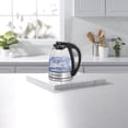 thumbnail image 2 of Hamilton Beach Electric Glass Kettle, 1 Liter Compact Cordless Electric Kettle with Soft Blue LED Illumination, 1500 Watts, 40930JC, 2 of 5