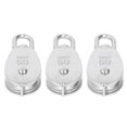 thumbnail image 3 of Jeu de Poulies Simples, Acier Inoxydable 3Pcs Bloc de Poulies Simples Robuste pour Pont Bateau, 3 of 8