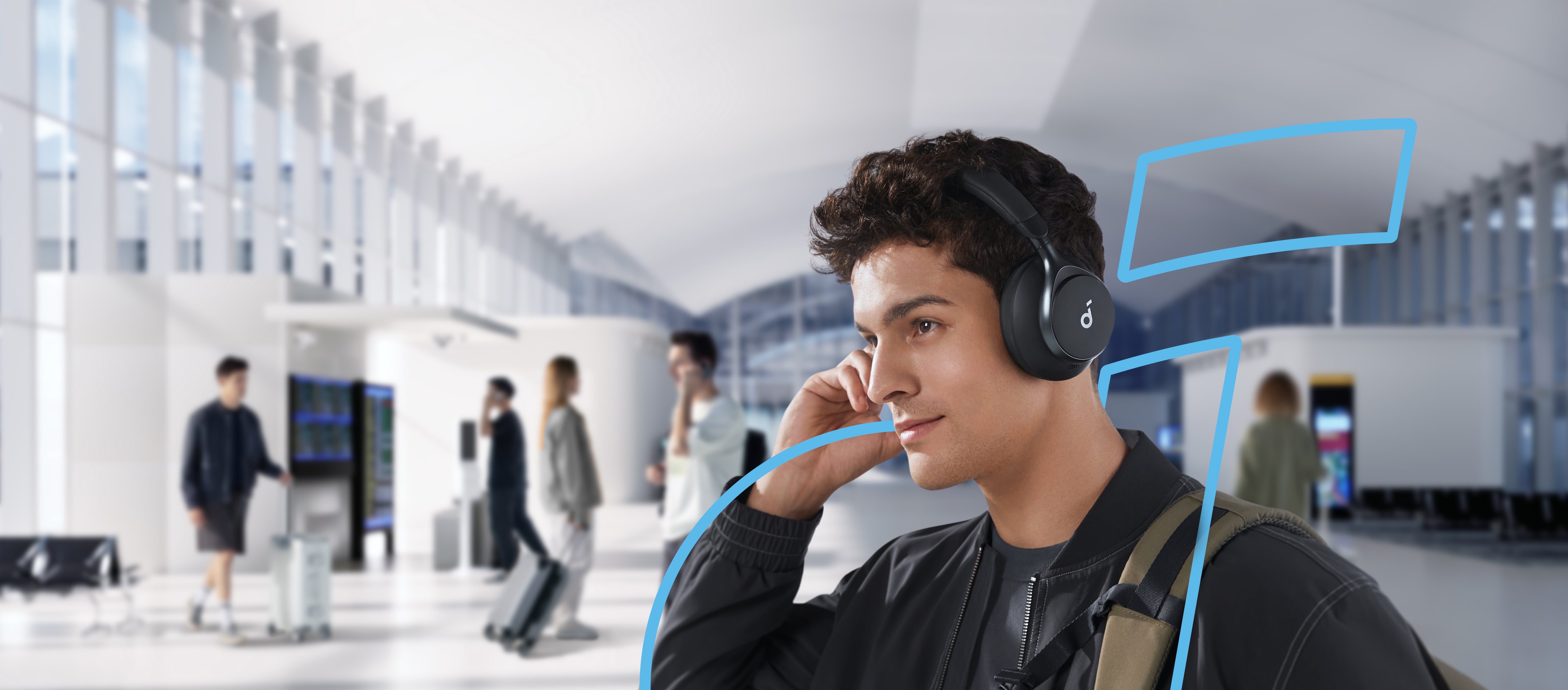 Casque Space One Soundcore by Anker à réduction active du bruit adaptatif