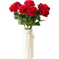 thumbnail image 1 of Langgg Artificial Rose Flannel Artificial Flowers Real-like Wedding Home Decor, 1 of 4