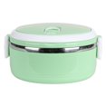 thumbnail image 1 of LHCER Thermal Lunch Box Stackable Hot Food Insulated Box 304 Stainless Steel Round Lunchbox Sealed Food Containers,Stackable Thermal Lunch Box,Thermal Lunchbox, 1 of 8