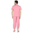 thumbnail image 4 of Inkmeso Ensemble de Pyjama Uni pour Hommes, Manches Courtes, Vêtement de Nuit à Col Rond, Ensemble de Pj, 4 of 7
