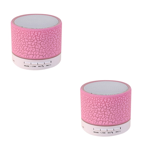 Haut-parleurs Bluetooth Sans Fil, A9 Mini Haut-Parleur Portable avec Micro Intégré Batterie 400mAh et Radio FM, Comprend Mini Câble Usb pour Recharger la Lecture de Musique
