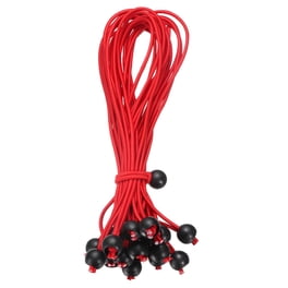 20-Pack Ball Bungee Cords – 5.9" Elastic Tarp Tie-Downs With 22mm Balls, For Tents, Tarps, Camping, Cable Management