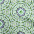 thumbnail image 1 of oneOone Cotton Flex Green Fabric Mandala Sewing Craft Projects Fabric Prints By Yard 40 Inch Wide, 1 of 5