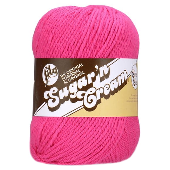 Lily Sugar'n Cream® Super Size Yarn, Cotton #4 Medium, 4oz/113g, 200 Yards