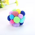 thumbnail image 2 of XZNGL Cat Toy Interactive Interactive Pet Cat Toy Colorful Handmade Bells Bouncy Ball Built-In Catnip Interactive Toy, 2 of 2