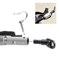 thumbnail image 2 of Universal Bike Trailer Hitch Quick Release Steel Linker Bicycle Trailer Hitch Adapter Attachment（black）, 2 of 5