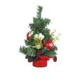 thumbnail image 2 of Aqestyerly Décoration de Sapin de Noël Mini Sapin avec Aiguilles de Pin et Ornements de Fruits Rouges pour Décor de Mise en Scène Intérieure des Fêtes HWRETIE, 2 of 3