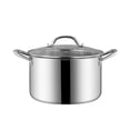 thumbnail image 2 of Stainless Steel Stock 10.23Inch Pot - Heavy Duty Cooking Pot with Stainless Steel Thickened Soup Pot Large Capacity Double Ear Raised Soup Pot Kitchen Pots, 2 of 6