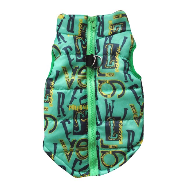 TIMIFIS Dog Clothes Dog Cotton Padded Jacket With Traction Buckle In Winter Convenient Travel Dog Apparel & Accessories - Fall
