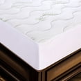 thumbnail image 2 of Premium Luxury Ultra Soft Quilted Waterproof All Season Rayon from Bamboo Fitted Mattress Pad, Deep Pocket Fits Up to 18 Inch, 2 of 2