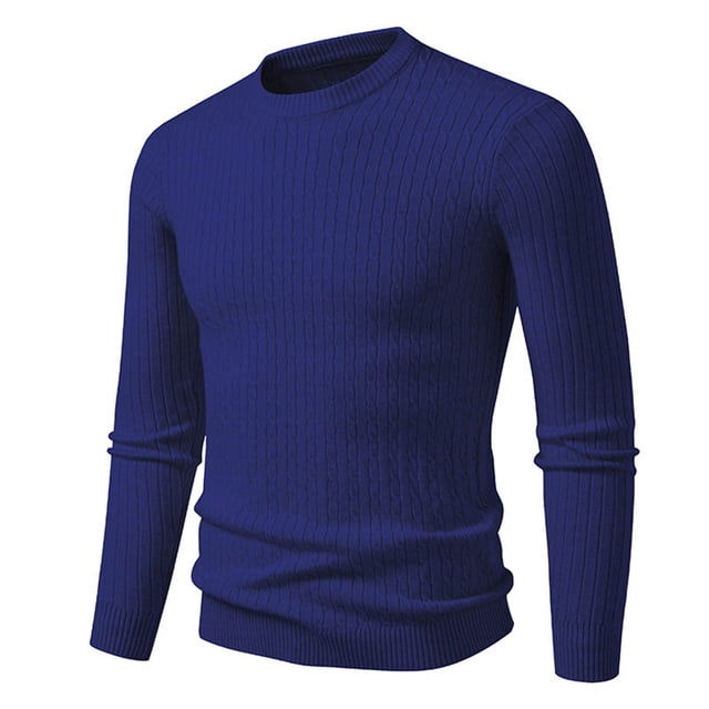 LIaqionyy Chandail pour Homme à Col Roulé, Chandail à Enfiler, Hauts Tricotés Automne Hiver, Chandail Chaud à Enfiler, Coupe Ajustée, Chandail de Base, M-3TG