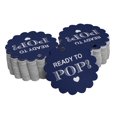 thumbnail image 1 of Inkdotpot 100 Pack Ready To Pop Baby Shower Favor Paper Tags Craft Real Silver Foil Hang Tags, 1 of 6