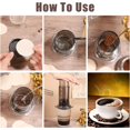 thumbnail image 4 of Zhuge 200Pcs 2" Coffee Filter Paper Round Coffee Maker Filters Makers Disposable Paper Filters-Khaki, 4 of 5