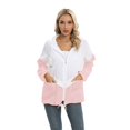 thumbnail image 3 of Liquidation! Veste Fine de Printemps pour Femmes Mode Veste Imperméable Coupe-Vent Extérieur Noir 2TG, 3 of 9