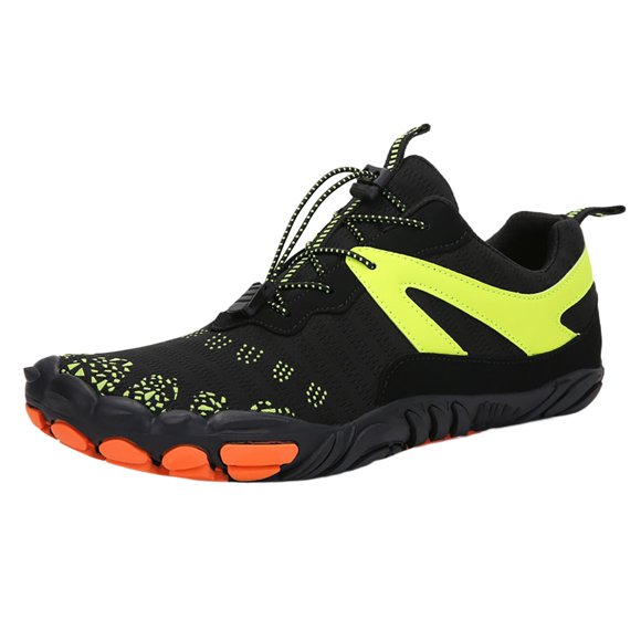 krdevn Barefoot Shoes Women/Men - Large Size Mesh Flat Round Toe Wading Shoes Couples Fitness and Sports Water Shoes Five Toe Hiking Shoes,River Trekking Shoes, Fishing Wader Boots