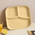 thumbnail image 1 of Fridja Liquidation de Noël Assiettes Compartimentées de 10 Pouces pour Manger Souper avec Paille pour Enfants Adultes Pique-Nique Assiettes Réutilisables, 1 of 5