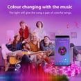 thumbnail image 3 of Led Lights, 50Ft/15M Rgb Led Lights Strip For Bedroom With Bluetooth And Remote Controller Led Light Strips Sync To Music (3X16.4Ft), 3 of 3