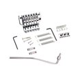thumbnail image 1 of Electric Guitar Tremolo Bridge Double Bridges Guitar Bass Parts Locking Assembly System Chrome GA503, 1 of 9