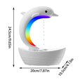 thumbnail image 2 of RKSTN humidifiers for bedroom Water Droplet Humidifier Dolphins Oppose Gravitys Humidifier And Bluetooth Speaker And Colorful Night Light Waterless Auto-Off Move For Home Office Baby Bedroom, 2 of 8