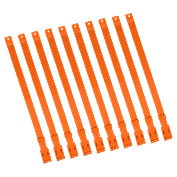 10Pcs Goat Collars, 23.2in Sheep Identification Bands Livestock Marking Rings For Small Farm Animal Goat Sheep