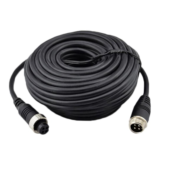 four pin Car Camera Extension Cord for Bus Truck Reversing Rear View Camera 20M
