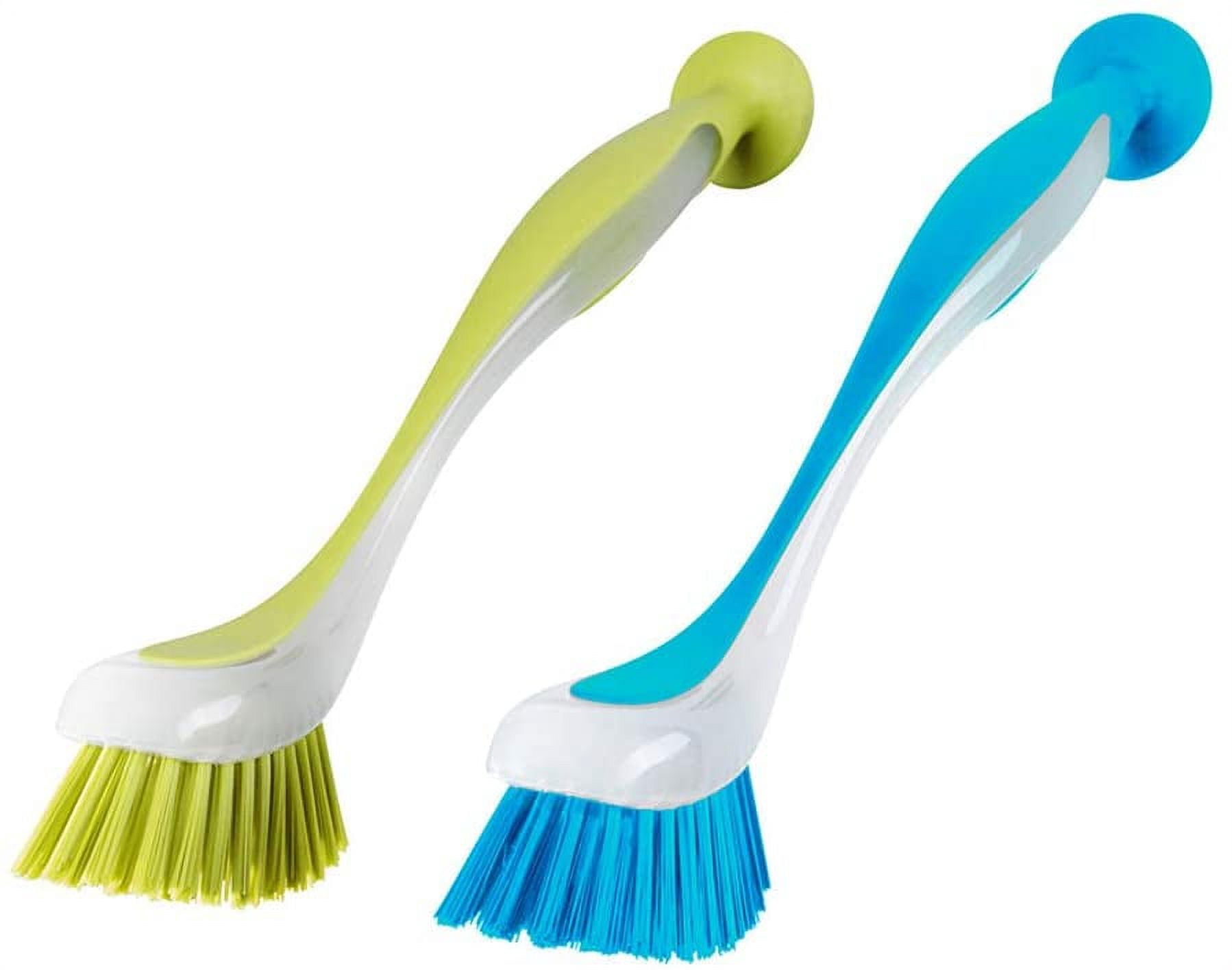 Round Dish Brush,Dish Brush Dishwasher Brushes Long Handle