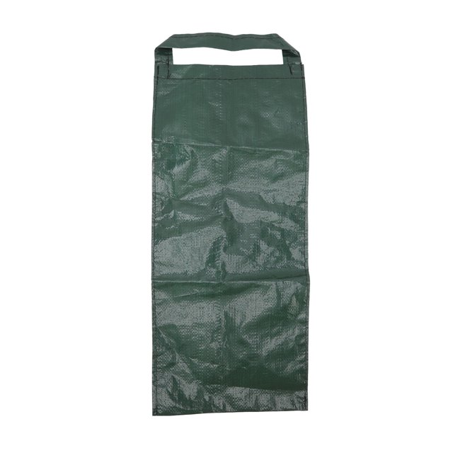 Plant Grow Pouch, Decorative Green Hanging Planting Bag For Vegetable For Strawberry 8 Holes