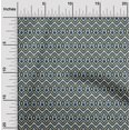 thumbnail image 1 of oneOone Georgette Viscose Fabric Chevron & Swirl Ikat Decor Fabric Printed BTY 42 Inch Wide, 1 of 4